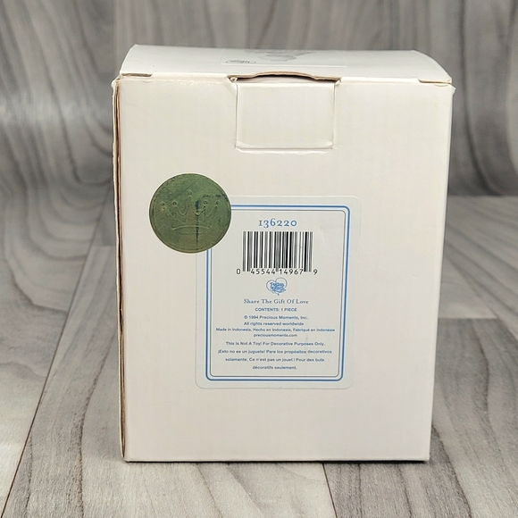 Precious Moments Growing in Grace - Girl Age 3 Porcelain Figurine 136220 - 1994 - Picture 12 of 13